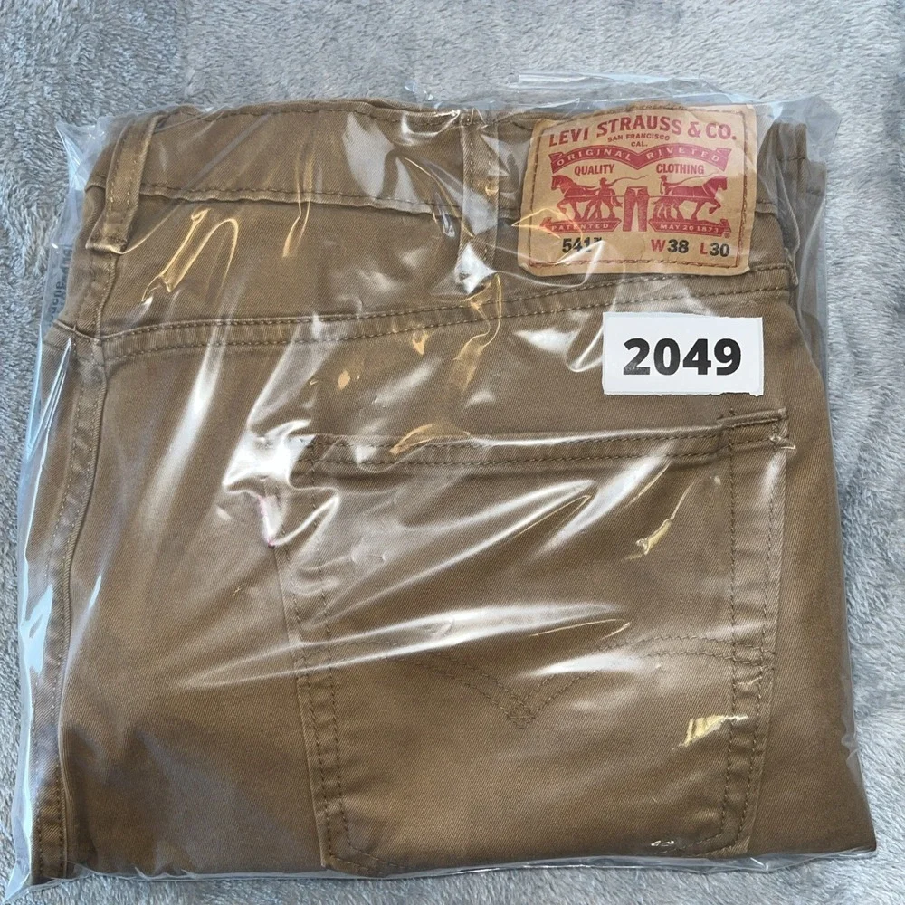 Levis 541 Athletic Taper Pants Mens 38x30 (actual: 38x28)‎ Tobacco Brown